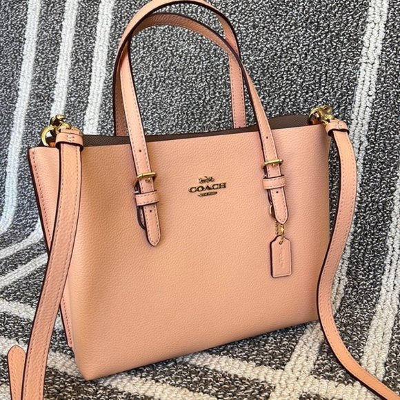 Coach c4084 Mollie Tote 25 Faded Blush - Picture 6 of 16